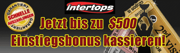 Intertop Casino Willkommens Bonus