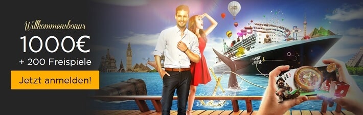 Bonus + Freispiele Casino Cruise